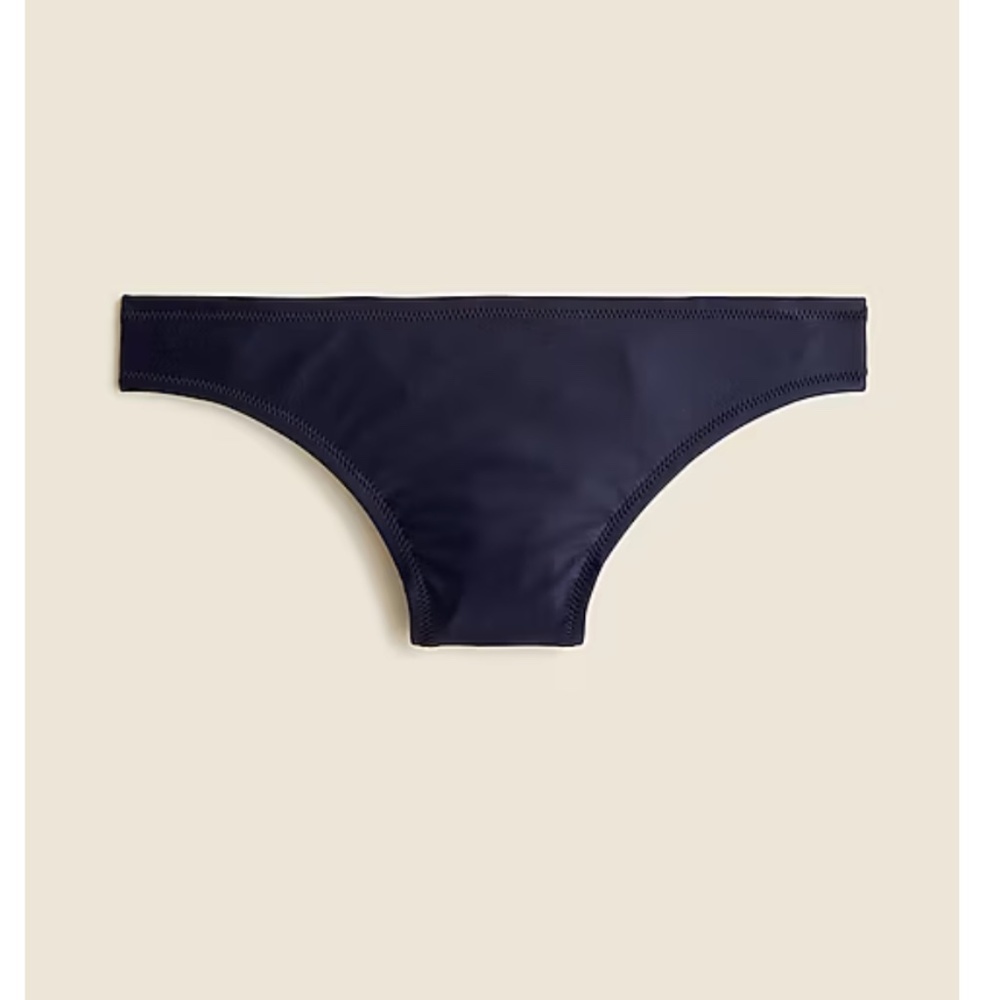 J Crew | Hipster full-coverage bikini bottom | Navy Blue | Size Large